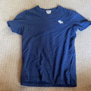 Abercrombie - Boys Navy V-Neck Tee